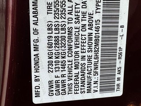 Used 2021 Honda Odyssey Touring image 29