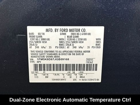 Used 2018 Ford Explorer XLT w/ Equipment Group 202A AWD/4WD image 14
