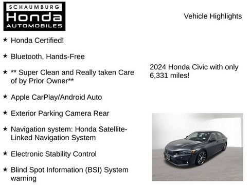 Used 2024 Honda Civic Touring image 14