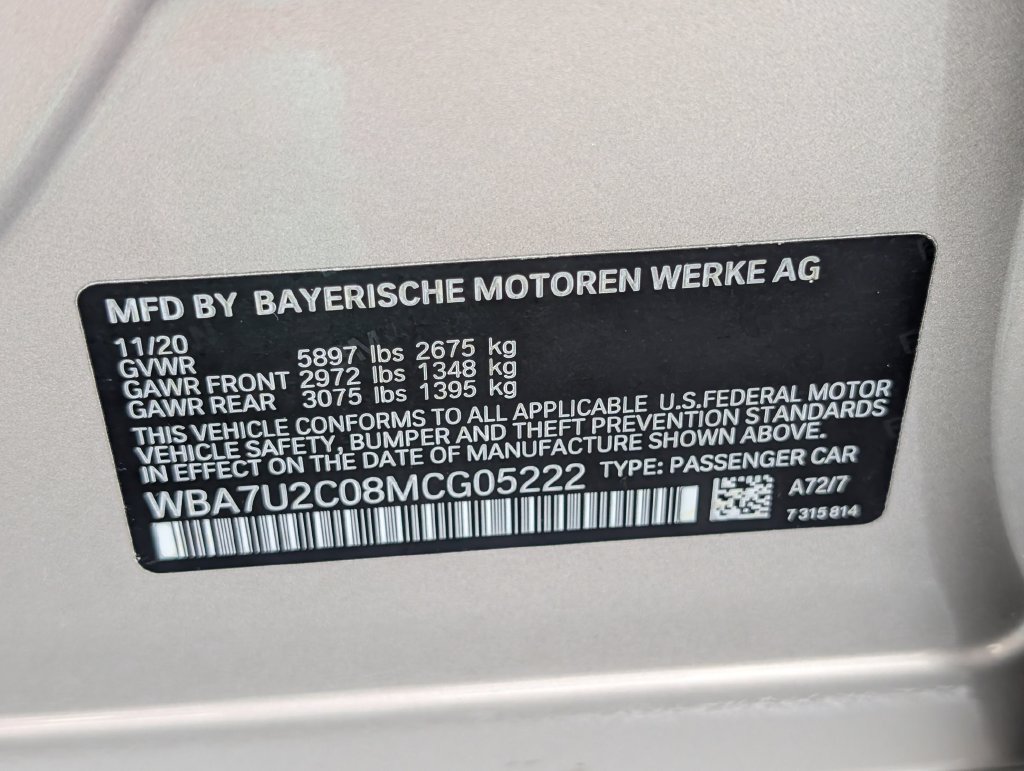 Used 2021 BMW 750i xDrive w/ Executive Package AWD/4WD image 26