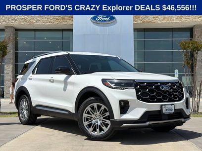 New 2026 Ford Explorer Platinum