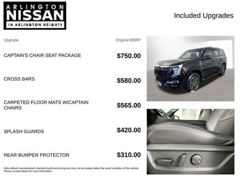 New 2026 Nissan Armada SL w/ Captain's Chari Seat Package image 4