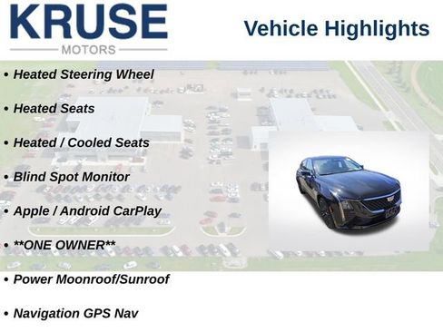 Used 2025 Cadillac CT5 Premium Luxury w/ Sun And Sound Package AWD/4WD image 9