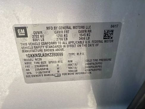 Used 2017 GMC Acadia SLE image 33