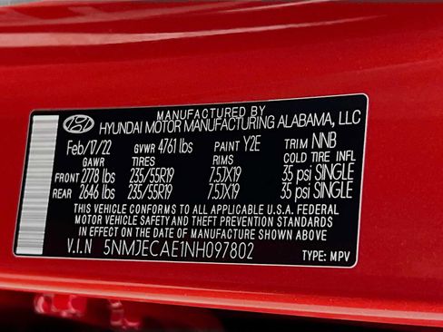 Used 2022 Hyundai Tucson Limited image 33