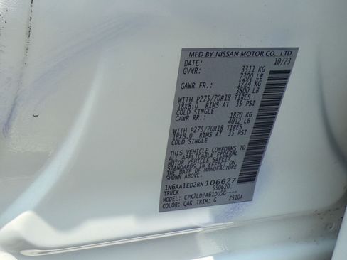 Used 2024 Nissan Titan PRO-4X w/ Pro-4x Convenience Package AWD/4WD image 22