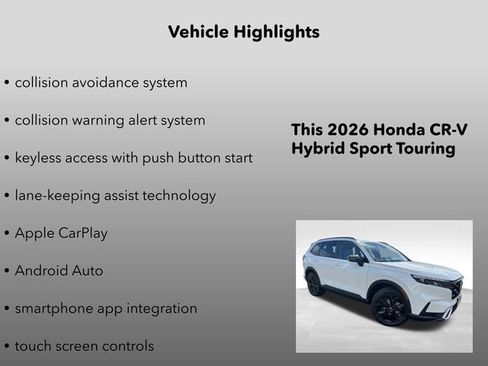 New 2026 Honda CR-V Sport Touring image 10