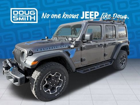 Used 2023 Jeep Wrangler Unlimited Rubicon 4xe w/ Safety Group image 1