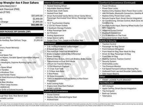 Used 2024 Jeep Wrangler Unlimited Sahara AWD/4WD image 7