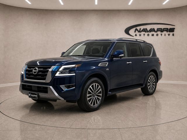 Used 2022 Nissan Armada SL w/ Captain's Chairs Package RWD image 3