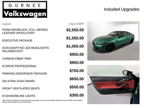 Used 2024 BMW M4 xDrive Competition w/ Executive Package image 4