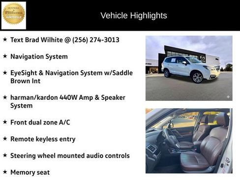 Used 2017 Subaru Forester 2.5i Touring image 6