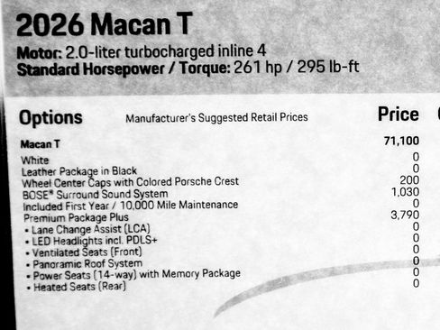 New 2026 Porsche Macan Turbo AWD/4WD image 29