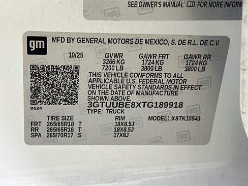 Used 2026 GMC Sierra 1500 SLE w/ X31 Off-Road Package AWD/4WD image 41