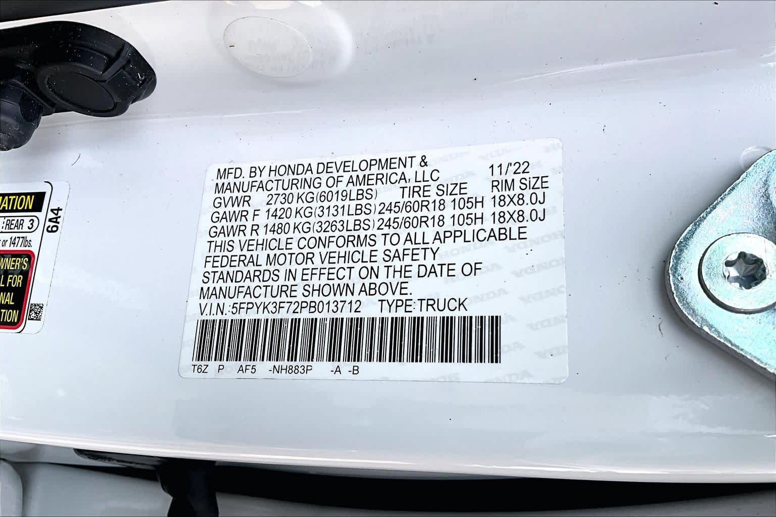 Used 2023 Honda Ridgeline RTL-E image 34