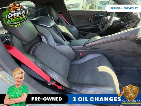 Used 2023 Chevrolet Corvette Stingray Premium Cpe w/ Engine Appearance Package RWD image 27