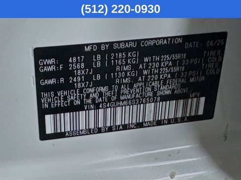 Used 2025 Subaru Crosstrek 2.5i Limited w/ Popular Package #3A image 41