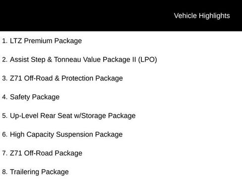 Used 2022 Chevrolet Silverado 1500 LTZ w/ LTZ Premium Package AWD/4WD image 8