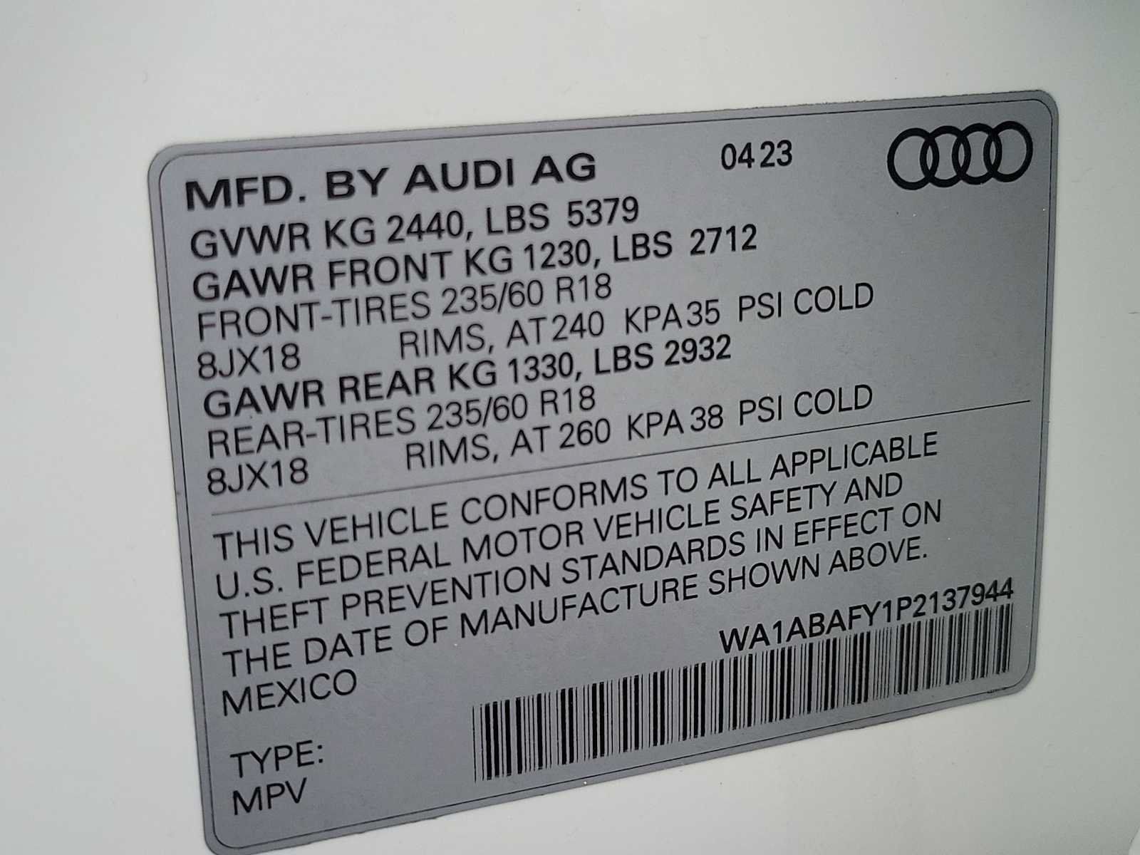 Certified 2023 Audi Q5 2.0T Premium w/ Convenience Package AWD/4WD image 42
