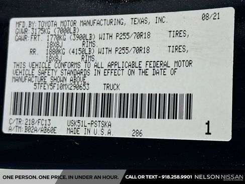 Used 2021 Toyota Tundra SR5 RWD image 29