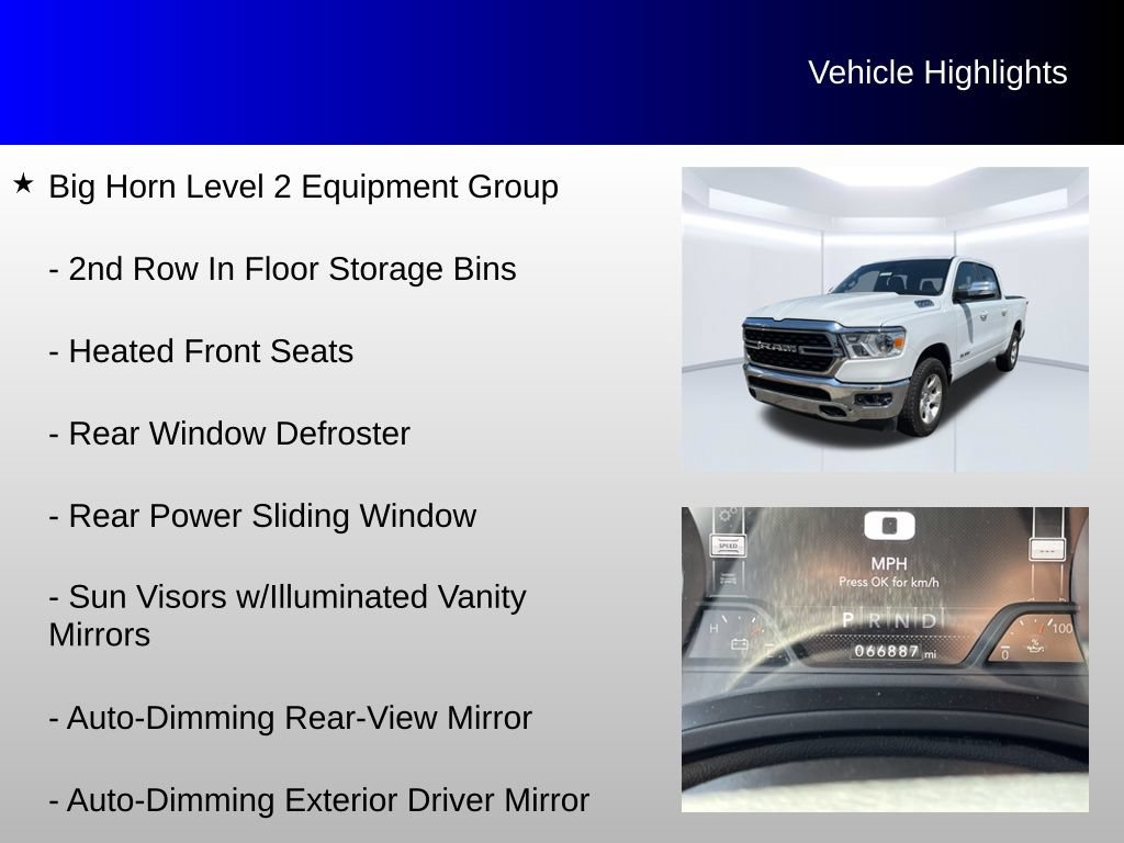 Used 2022 RAM 1500 Big Horn AWD/4WD image 8