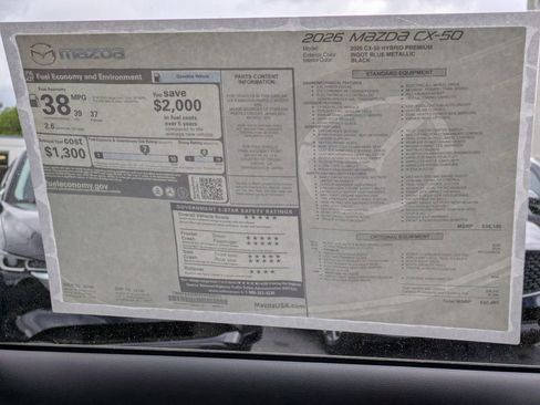 New 2026 MAZDA CX-50 AWD 2.5 Hybrid w/ Weather Package image 31