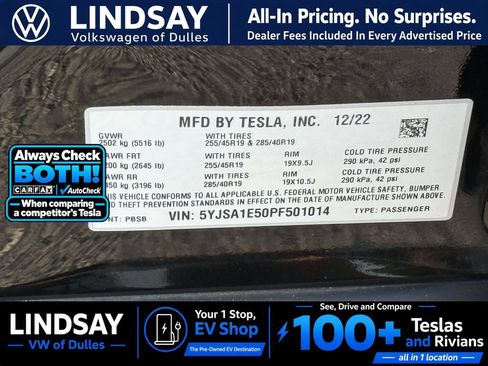 Used 2023 Tesla Model S AWD/4WD image 29