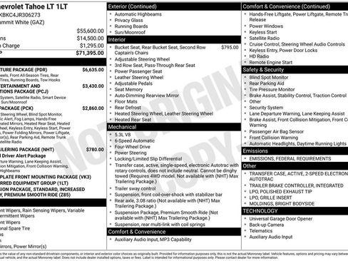 Used 2018 Chevrolet Tahoe LT w/ LT Signature Package image 3