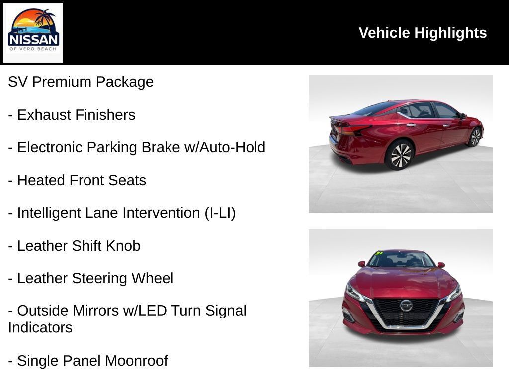 Used 2021 Nissan Altima 2.5 SV w/ SV Premium Package FWD image 19