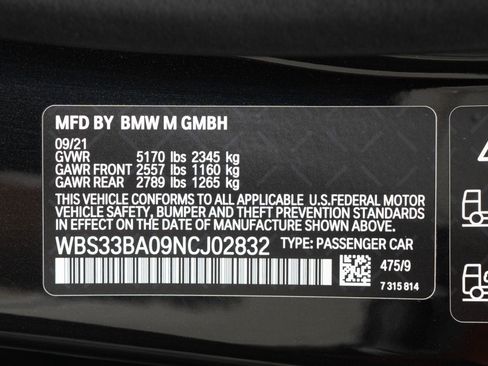 Used 2022 BMW M4 xDrive Competition w/ Executive Package AWD/4WD image 18