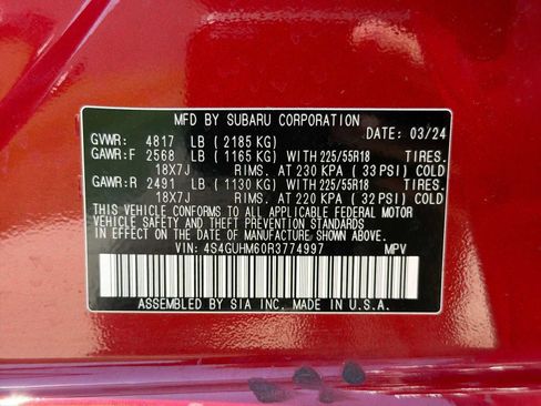 Certified 2024 Subaru Crosstrek 2.5i Limited AWD/4WD image 31