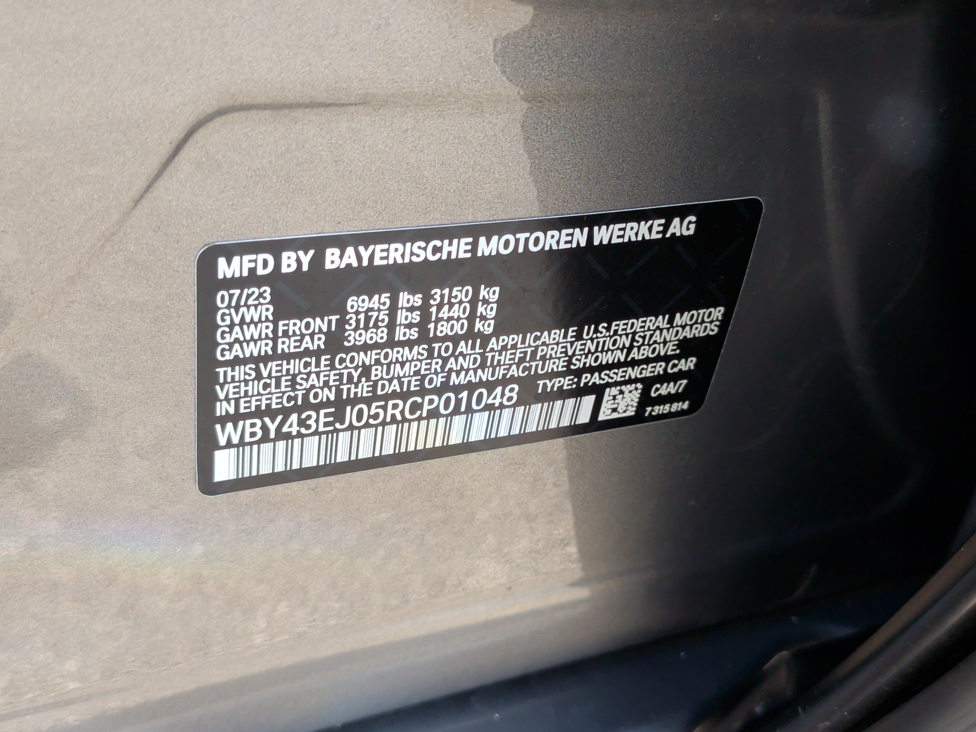Used 2024 BMW i7 eDrive50 w/ M Sport Package RWD image 42