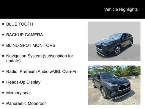 Used 2021 Toyota Highlander Platinum AWD/4WD image 7