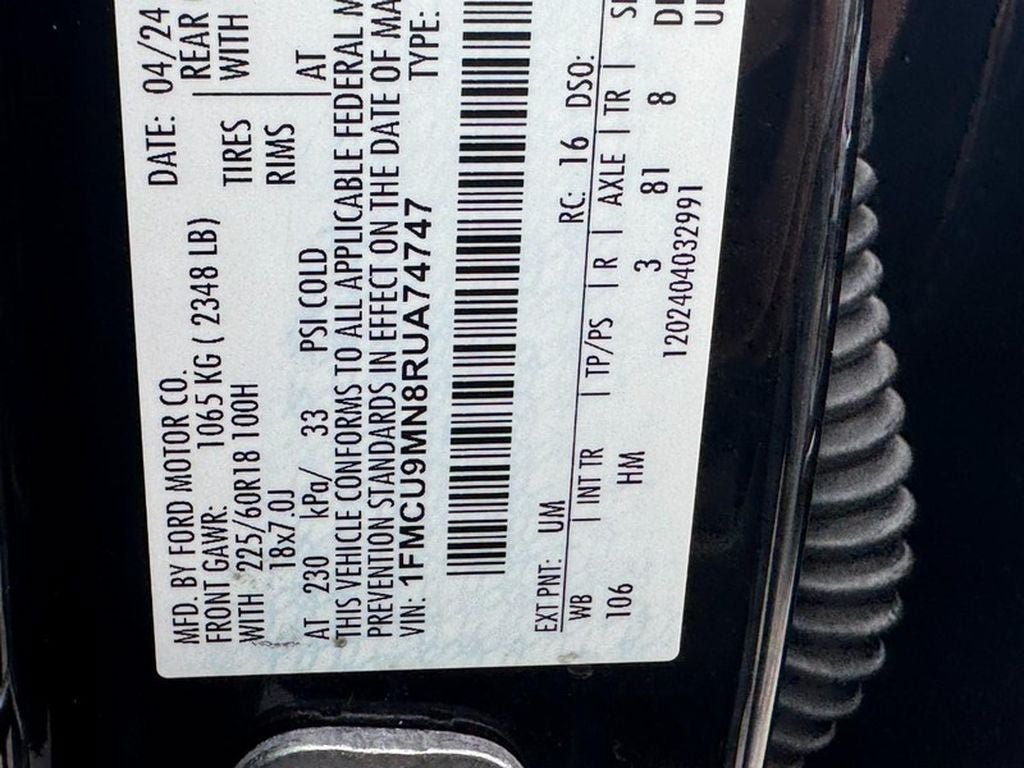 Used 2024 Ford Escape ST-Line AWD/4WD image 24