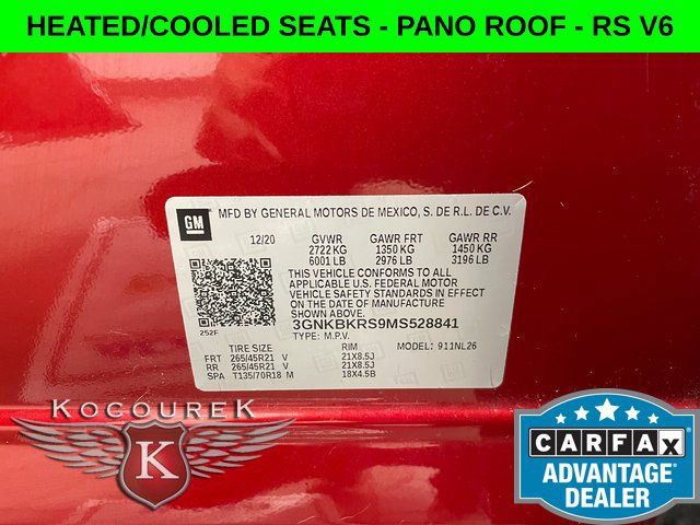 Used 2021 Chevrolet Blazer RS w/ Enhanced Convenience Package AWD/4WD image 26