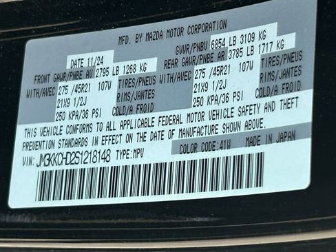 Used 2025 MAZDA CX-90 3.3 Turbo w/ Premium Sport Pkg AWD/4WD image 45