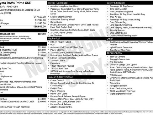 Used 2024 Toyota RAV4 XSE w/ Weather Package AWD/4WD image 30