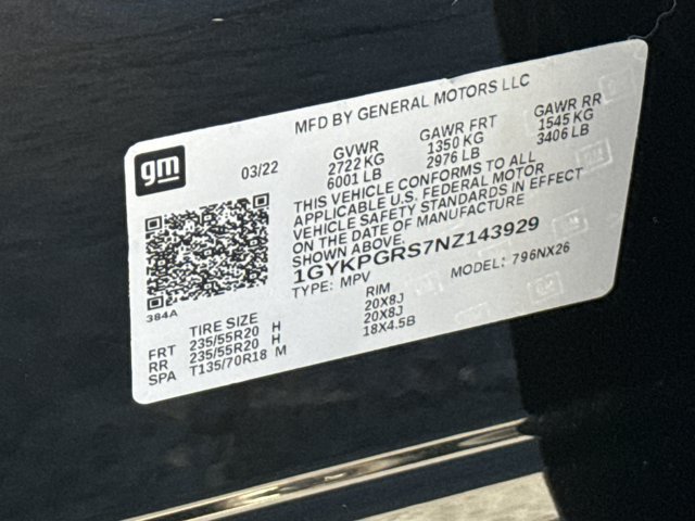 Used 2022 Cadillac XT6 Sport w/ LPO, ONYX Package AWD/4WD image 34