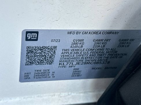Used 2024 Chevrolet Trax RS w/ Sunroof Package FWD image 52
