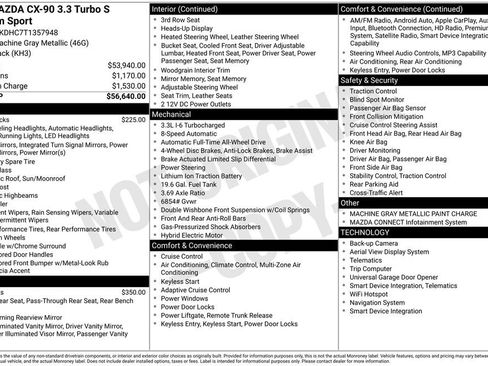 New 2026 MAZDA CX-90 3.3 Turbo S w/ Premium Package image 6