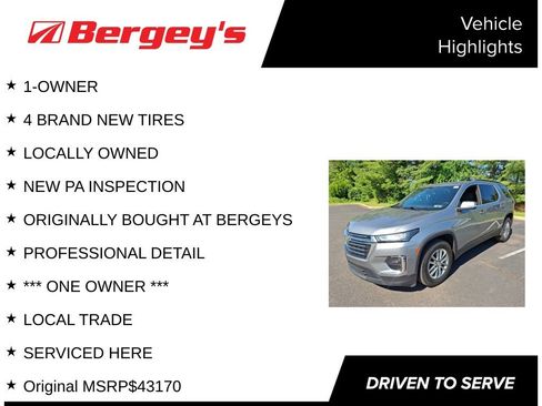 Used 2023 Chevrolet Traverse LT w/ LPO, Floor Liner Package AWD/4WD image 4