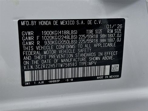 New 2026 Honda HR-V Sport image 29