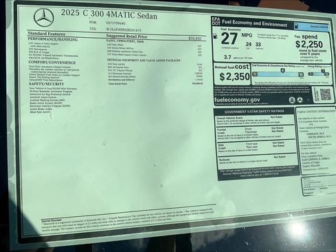 Used 2025 Mercedes-Benz C 300 4MATIC Sedan image 19