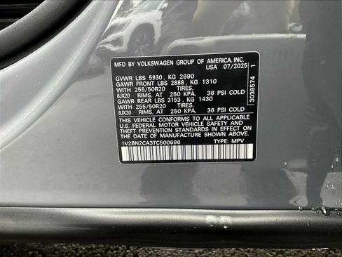 New 2026 Volkswagen Atlas SEL image 17