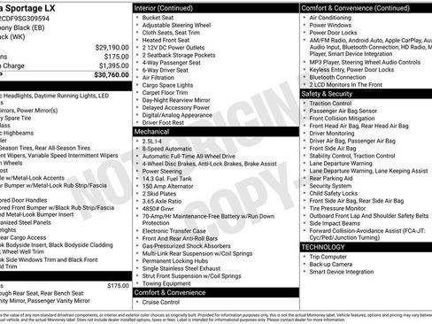 Used 2025 Kia Sportage LX image 4