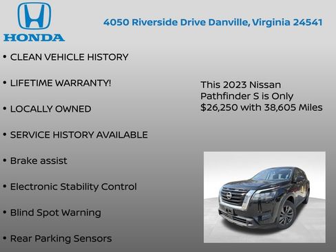 Used 2023 Nissan Pathfinder S image 7