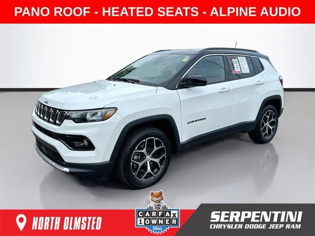 Used 2024 Jeep Compass Limited w/ Sun and Sound Group AWD/4WD image 1