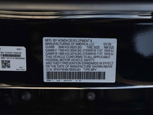 Used 2026 Honda Passport TrailSport Elite image 48