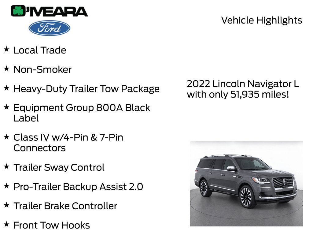 Used 2022 Lincoln Navigator L Black Label AWD/4WD image 8