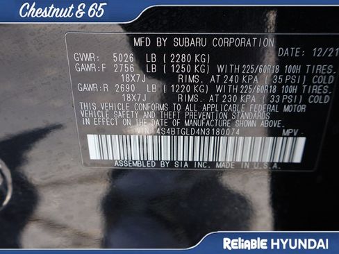 Used 2022 Subaru Outback Onyx Edition XT w/ Popular Package #2 AWD/4WD image 42